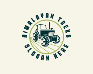 Agriculture Farming Tractor logo design