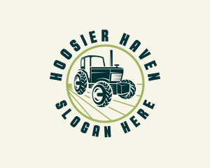 Agriculture Farming Tractor logo design