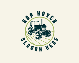 Agriculture Farming Tractor logo design