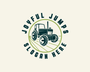 Agriculture Farming Tractor logo design