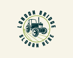 Agriculture Farming Tractor logo design