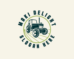 Agriculture Farming Tractor logo design