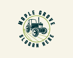 Agriculture Farming Tractor logo design