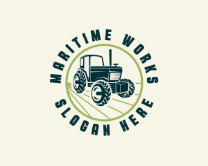 Agriculture Farming Tractor logo design