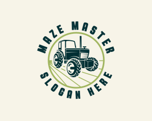 Agriculture Farming Tractor logo design