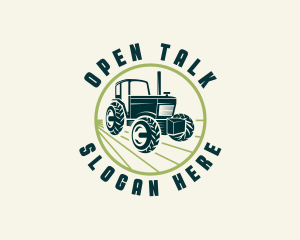 Agriculture Farming Tractor logo design