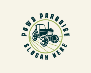 Agriculture Farming Tractor logo design