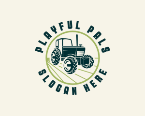 Agriculture Farming Tractor logo design