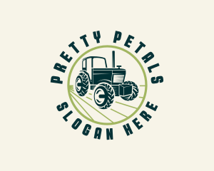 Agriculture Farming Tractor logo design