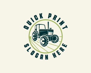 Agriculture Farming Tractor logo design