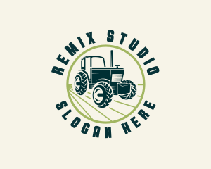 Agriculture Farming Tractor logo design