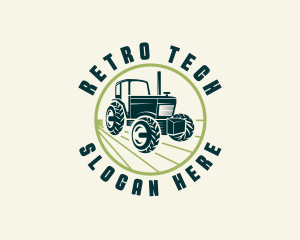 Agriculture Farming Tractor logo design