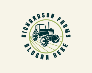 Agriculture Farming Tractor logo design