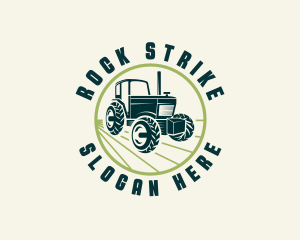 Agriculture Farming Tractor logo design