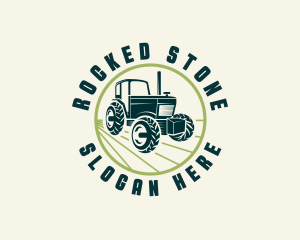 Agriculture Farming Tractor logo design