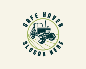 Agriculture Farming Tractor logo design