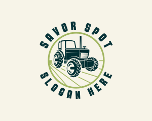 Agriculture Farming Tractor logo design