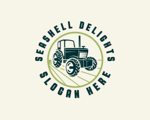 Agriculture Farming Tractor logo design