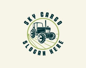 Agriculture Farming Tractor logo design