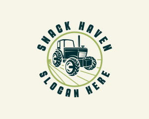 Agriculture Farming Tractor logo design