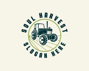 Agriculture Farming Tractor logo design