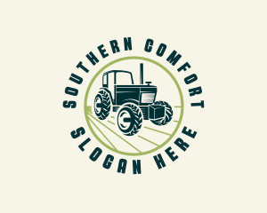 Agriculture Farming Tractor logo design