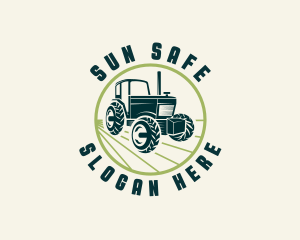 Agriculture Farming Tractor logo design