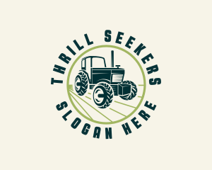 Agriculture Farming Tractor logo design