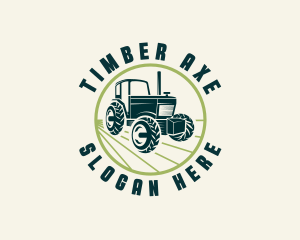 Agriculture Farming Tractor logo design