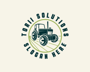 Agriculture Farming Tractor logo design