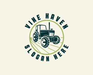 Agriculture Farming Tractor logo design