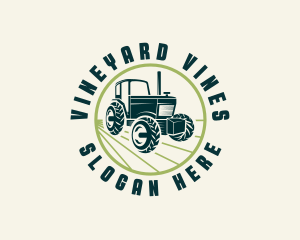 Agriculture Farming Tractor logo design