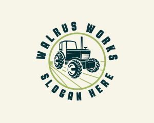 Agriculture Farming Tractor logo design