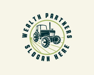 Agriculture Farming Tractor logo design