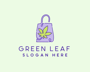 Weed - Weed Paper Bag logo design