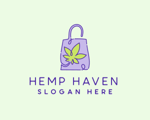 Weed Paper Bag logo design