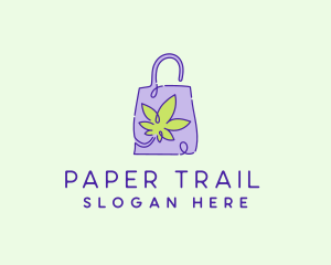 Weed Paper Bag logo design