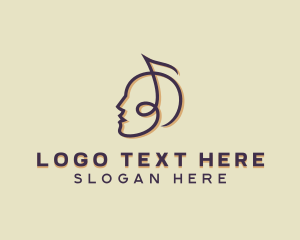 Holistic - Music Therapy Mindfulness logo design