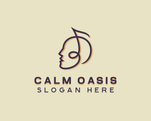 Mindfulness - Music Therapy Mindfulness logo design