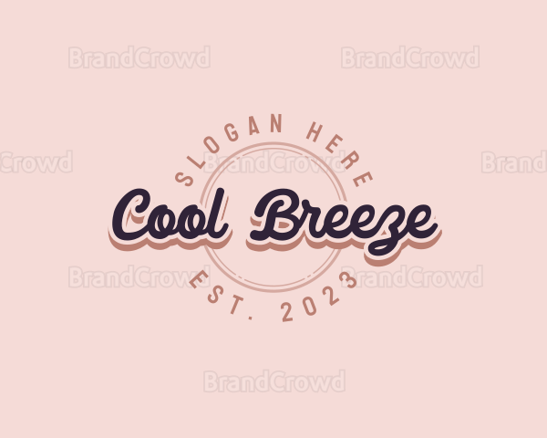 Retro Cursive Business Logo