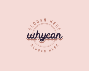 Retro Cursive Business Logo