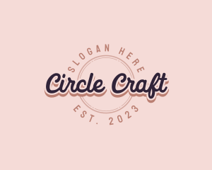 Retro Cursive Business logo design