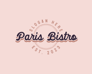 Retro Cursive Business logo design