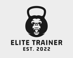 Gorilla Kettlebell Fitness logo design