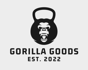 Gorilla Kettlebell Fitness logo design