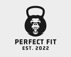 Gorilla Kettlebell Fitness logo design