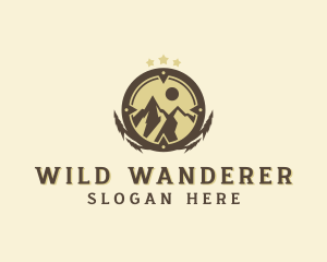 Mountain Trekking  Adventure  logo design