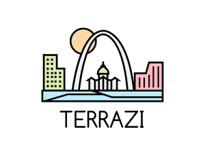 Urban City Landmark  logo design