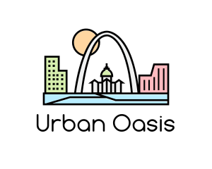 City - Urban City Landmark logo design