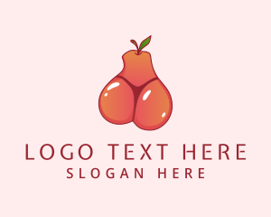 Seductive - Fruit Bikini Thong logo design